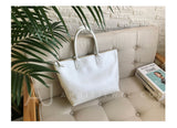 Genuine Leather white tote Bag white Leather white Leather Laptop Bags Womens 