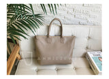 khaki Leather Work Laptop Bag Zip Top Leather Tote Bags Cowhide Tote Womens