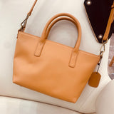 Zipper Leather Mini Tote Purse For Women