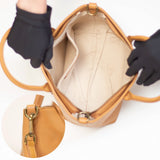 Zipper Leather Mini Tote Purse For Women