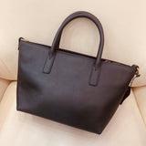 Zipper Leather Mini Tote Purse For Women