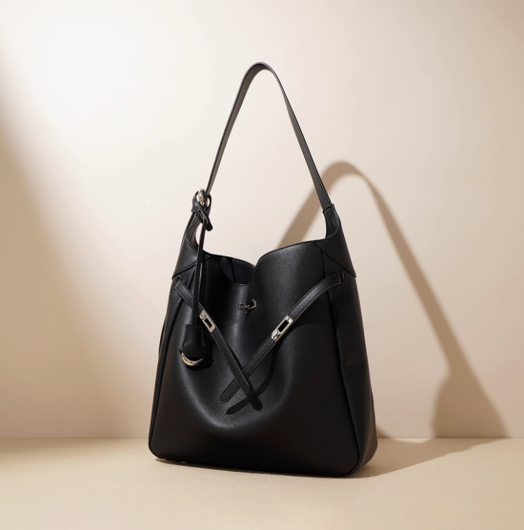 Black Leather Hobo Bag Hobo Leather Bags Womens