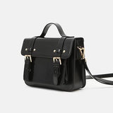 Black Satchel Leather Small Satchel Shoulder Bags For Ladies