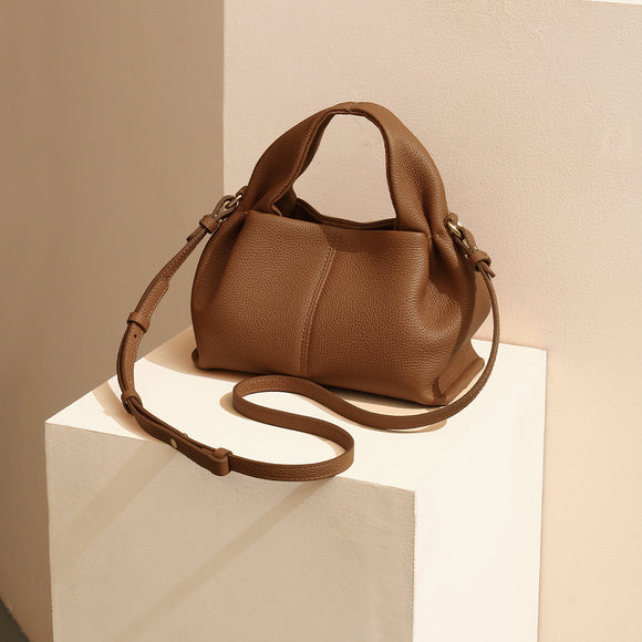 Brown Leather Bags Women's Brown Tote Purse Brown Leather Crossbody Bag 