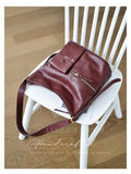 soft leather crossbody purse with pockets burgundy genuine leather hobo purse