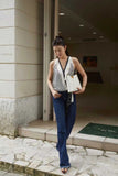 Women's Small Leather Hobo Bags White Leather Hobo Bag White Hobo Shoulder Bag