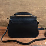 black leather satchels