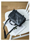 small genuine leather shoulder purse 
leather messenger bag women leather flap purse with strap