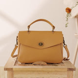 Women's Satchel Small Brown Leather Satchel Best Satchel Handbags 2024