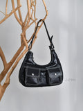 black genuine leather hobo shoulder bag genuine leather hobo purse