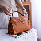 Leather Satchel For Women Brown Satchel Handbag Ladies Satchel Handbags 