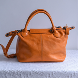 Soft Leather Tote With Zipper Genuine Leather Crossbody Tote Womens 