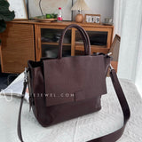 brown leather satchel satchel style handbags womens