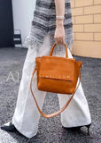 leather tote handbags Genuine Leather Satchel Bag Ladies