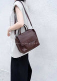 womens satchel style handbags brown leather satchel