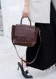 leather tote handbags Genuine Leather Satchel Bag Ladies