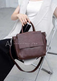 brown leather satchel medium satchel handbags womens