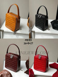 woven leather zip structured woven leather top handle bag clutch womens
