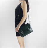Womens Small Leather Satchel Crossbody Bags Purse - Annie Jewel