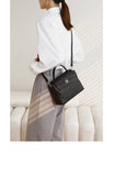 Leather Satchel Handle Top Bags For Women