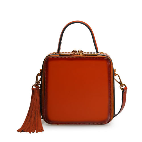 【COLOR iN ID】leather chain square bag DHgate.com:Texture Contrast Crossbody Bag: Colorblock Chain