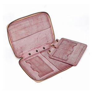 Personalized MENS Leather Passport Ipad Phone Clutch Purse Bag - Annie Jewel