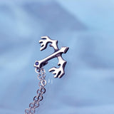 Silver Necklace Sagittarius Punk Spirit Zodiac Astrology Constellation Charm Chokers Gift Jewelry Accessories Women Christmas - Annie Jewel
