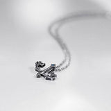 Silver Necklace Sagittarius Punk Spirit Zodiac Astrology Constellation Charm Chokers Gift Jewelry Accessories Women Christmas - Annie Jewel
