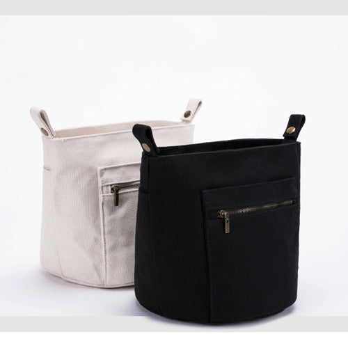 Bag in Bag Organizer Insert for Drawstring Bucket Bag Handbag Organizer  Multi-Pocket - Red - CX18CHTGQ7N