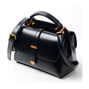 Leather top satchel handbags