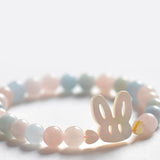 Silver Bracelet Rabbit Beade Bracelets Cute Gift Jewelry Accessories Girls Women - Annie Jewel