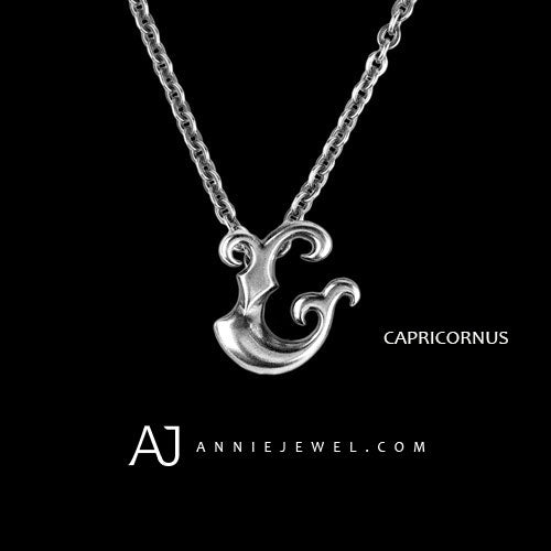 Silver Necklace Capricornus Spirit Zodiac Astrology Constellation Charm Chokers Gift Jewelry Accessories Women Christmas - Annie Jewel