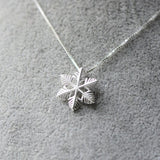 Necklace Silver Snowflake Cute Charm Pendant Choker Necklace Christmas Gift Jewelry Accessories Women - Annie Jewel