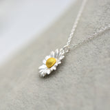 Sunflower Pendant Charm Necklace - Annie Jewel