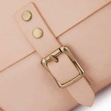 Genuine Leather Handmade Horizontal Satchel  Bag Purse - Annie Jewel