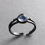 Silver Ring Galaxy Astrology Star Statement Ring Minimal Adjustable Ring Wrap Gift Jewelry Accessories Women - Annie Jewel