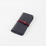 Genuine Leather Wallet Handmade Womens Long Folded Wallet Clutch Phone Purse Clutch - Annie Jewel