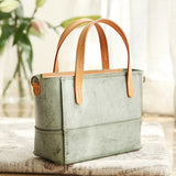 Leather Zip Women's Satchel Handbags Purse - Annie Jewel