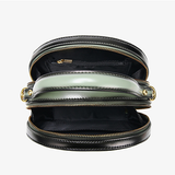 Small Circle Black Round Shoulder Bags - Annie Jewel