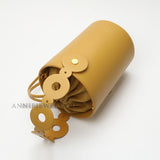 Mini Round Canteen Bucket Bag Clutch Purse - Annie Jewel