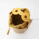 Mini Round Canteen Bucket Bag Clutch Purse - Annie Jewel
