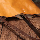 17" Black Leather Tote Shopper Bag - Annie Jewel