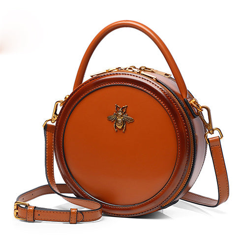 Round brown bag cheap