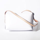 Handmade Mini Leather Triangle Crossbody Bag Purse - Annie Jewel