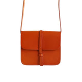 Womens Leather Square Satchel Bag Purse - Annie Jewel