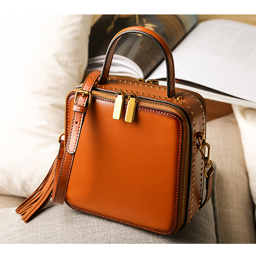 【2plan】Square Cross Leather Bag Amazon.com: Fashion Crossbody Square Bag Soft Leather Small