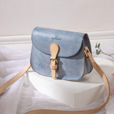 Handmade Pink Leather Satchel Saddle Crossbody Bag Purse - Annie Jewel