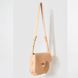 Handmade Beige Leather Satchel Bags Purses - Annie Jewel