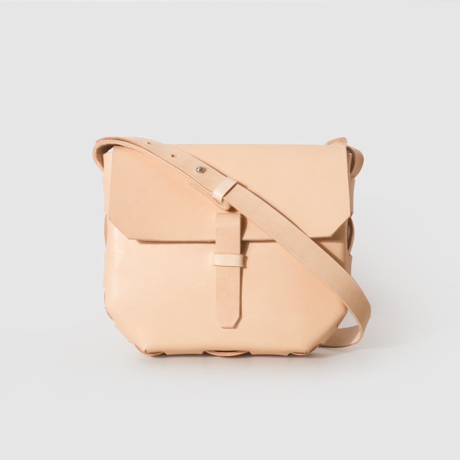 Prada - Beige Leather Hobo Shoulder Bag | Mitchell Stores