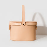 Handmade Vegetable Tanned Leather Bucket Handbags Purses - Annie Jewel